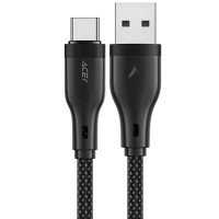 Дата кабель Acefast C8-04 USB to Type-C 3A (1.2m) - Black