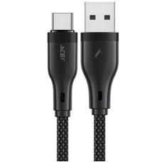 Дата кабель Acefast C8-04 USB to Type-C 3A (1.2m) - Black