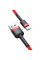 Дата кабель Baseus Cafule USB to Type-C Cable 2A (2m) (CATKLF-C) - Червоний - фото