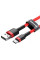 Дата кабель Baseus Cafule USB to Type-C Cable 2A (2m) (CATKLF-C) - Червоний - фото