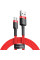 Дата кабель Baseus Cafule USB to Type-C Cable 2A (2m) (CATKLF-C) - Червоний - фото