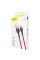 Дата кабель Baseus Cafule USB to Type-C Cable 2A (2m) (CATKLF-C) - Червоний - фото