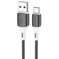 Дата кабель Borofone BX79 Silicone USB to Type-C 30W (1m) - Чорний