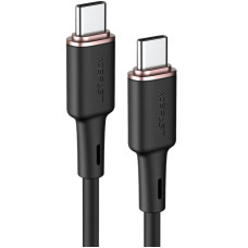 Дата кабель Acefast C2-03 USB-C to USB-C zinc alloy silicone (1.2m) - Black