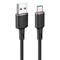 Дата кабель Acefast C2-04 USB to Type-C 3A (1.2m) - Black