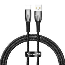 Дата кабель Baseus Glimmer Series Fast Charging Data Cable USB to Type-C 100W 1m (CADH00040) - Black