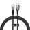 Дата кабель Baseus Glimmer Series Fast Charging Data Cable USB to Type-C 100W 1m (CADH00040) - Black