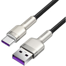 Дата кабель Baseus Cafule Metal USB to Type-C 66W (0.25m) (CAKF) - Black