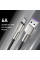 Дата кабель Baseus Cafule Metal USB to Type-C 66W (0.25m) (CAKF) - Black - фото