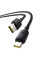 Дата кабель Baseus Silky Series OS Fast Charging USB to Type-C 100W (1m) (P10377703) - Cluster Black - фото