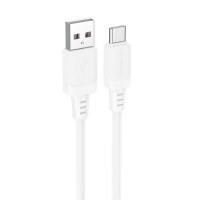 Дата кабель Borofone BX115 Lotto USB to Type-C 3A (1m) - White