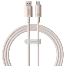 Дата кабель Baseus Habitat Series Fast Charging USB to Type-C 100W (2m) (P1036020) - Wheat Pink