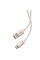 Дата кабель Baseus Habitat Series Fast Charging USB to Type-C 100W (2m) (P1036020) - Wheat Pink - фото