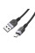 Дата кабель Hoco X109 Energy silicone USB to Type-C (3m) - Black - фото