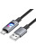 Дата кабель Hoco U144 New USB to Type-C 3A (1.2m) - Black - фото