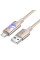 Дата кабель Hoco U144 New USB to Type-C 3A (1.2m) - Gold - фото
