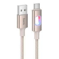 Дата кабель Hoco U144 New USB to Type-C 3A (1.2m) - Gold