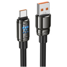Дата кабель Hoco U143 Joy USB to Type-C 5A (1.2m) - Black