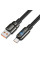 Дата кабель Hoco U143 Joy USB to Type-C 5A (1.2m) - Black - фото