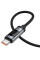 Дата кабель Hoco U148 Lord with display USB to Type-C 100W (1.2m) - Black - фото