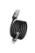 Дата кабель Hoco U148 Lord with display USB to Type-C 100W (1.2m) - Black - фото
