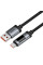 Дата кабель Hoco U148 Lord with display USB to Type-C 100W (1.2m) - Black - фото
