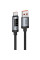 Дата кабель Hoco U148 Lord with display USB to Type-C 100W (1.2m) - Black - фото