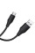 Дата кабель Hoco X124 Bien silicone USB to Type-C 3A (1m) - Black - фото