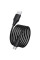 Дата кабель Hoco X124 Bien silicone USB to Type-C 3A (1m) - Black - фото
