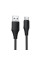 Дата кабель Hoco X124 Bien silicone USB to Type-C 3A (1m) - Black - фото