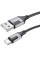 Дата кабель Borofone BX101 Creator USB to Type-C 3A (1m) - Black - фото