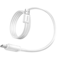 Дата кабель Baseus Crystal USB to Type-C 100W (2m) (E04279) - Moon White