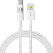 Дата кабель Baseus Display 2 USB to Type-C 100W (2m) (P10382701) - Moon White