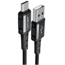 Дата кабель Acefast C1-04 USB to Type-C 3A (1.2m) - Black