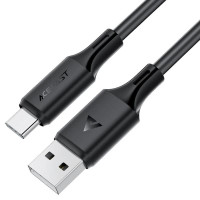 Дата кабель Acefast C17-04 USB to Type-C 3A (1.2m) - Black