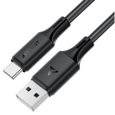 Дата кабель Acefast C17-04 USB to Type-C 3A (1.2m) - Black