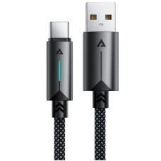Дата кабель Acefast C19-04 USB to Type-C 3A (1.2m) - Black