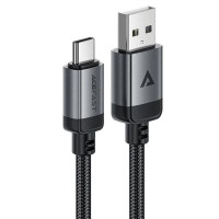 Дата кабель Acefast C20-04 USB to Type-C 3A (1.2m) - Black