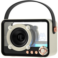 Bluetooth колонка QD05 Retro Style - Biege