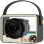 Bluetooth колонка QD05 Retro Style - Black