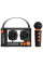 Bluetooth колонка QD03 Transparent з мікрофоном - Black - фото