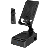 Bluetooth Колонка Hoco HC45 Wave с подставкой для телефона и пультом управления - Black