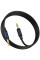 Аудіо кабель Aux Borofone BL20 True sound silicone (1m) - Black - фото