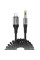 Аудіо кабель Aux Hoco UPA33A Nuevo (Lightning to AUX 3.5mm) (1.5m) - Black - фото