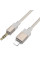 Аудіо кабель Aux Hoco UPA32A Clever digital (Lightning to AUX 3.5mm) (1m) - Gold - фото