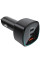 Автомобільний зарядний пристрій Acefast B18 PD100W+QC3.0 total 200W (1USB-A/2C) - Black - фото