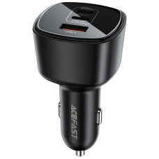 Автомобільний зарядний пристрій Acefast B18 PD100W+QC3.0 total 200W (1USB-A/2C) - Black
