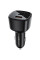Автомобільний зарядний пристрій Acefast B18 PD100W+QC3.0 total 200W (1USB-A/2C) - Black - фото