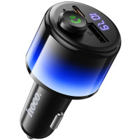 Автомобільний зарядний пристрій FM модулятор Hoco E166 Path PD42W+QC3.0 (1USB-A/1C) - Black