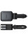 Автомобильное зарядное устройство Hoco Z67A Triunfar PD45W+QC3.0 total 60W with retractable cables (1USB-A/2C/1L) - Metal gray - фото